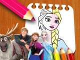 играть Frozen ii coloring book now