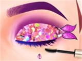 играть Princess eye art salon - beauty makeover game now