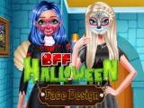 играть Bff halloween face design now