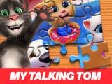 играть Talking tom and friends jigsaw puzzle now