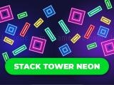 играть Stack tower neon: keep blocks balance now