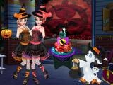 играть Halloween special party cake now