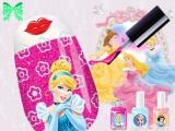 играть Princess nail salon now