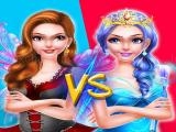 играть Fairy princess dress up vs witch makeup now