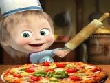 играть Masha and the bear pizzeria ! pizza maker game onl now