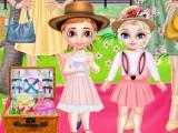 играть Princess family flower picnic now