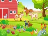 играть Farm animals puzzles challenge now
