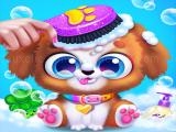 играть Newborn puppy & mommy dog pet salon doctor daycare now