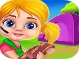 играть Camping adventure game - family road trip planner now