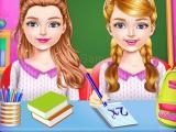 играть School first day at classroom now