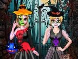 играть Sisters halloween dresses now