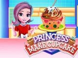 играть Princess make cup cake now