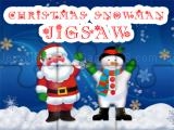 играть Christmas snowman jigsaw puzzle now