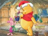играть Winnie the pooh christmas jigsaw puzzle now