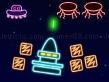 играть Neon invaders now