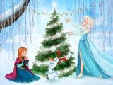 играть Olaf christmas jigsaw puzzle now