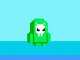 играть Green alien fall guys now