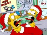 играть Simpsons christmas jigsaw puzzle now