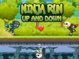 играть Ninja run up and down now