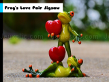 играть Frog's love pair jigsaw now