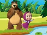 играть Masha and the bear jigsaw puzzles now