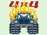 играть Monster trucks coloring pages now