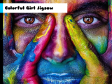 играть Colorful girl jigsaw now