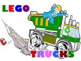 играть Lego trucks coloring now