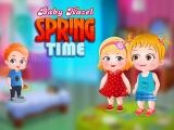 играть Baby hazel spring time now