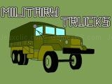 играть Military trucks coloring now