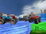 играть Monster truck stunts sky driving now