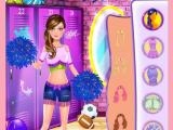 играть Highschool cheerleader dressup now