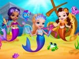 играть Little mermaids dress up now