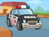 играть Police cars jigsaw now