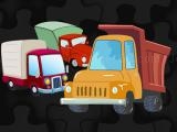 играть Cartoon truck jigsaw now